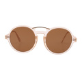 Retro with Metal Bar PC Frame Sunglass